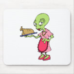 Alien mom cooking mouse pads