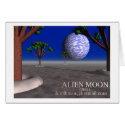 Alien Moon I (card) by Derethman Alien Moon I (card)
