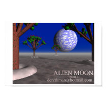 Alien Moon I (print) by Derethman Alien Moon I (print)