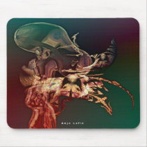 Alien mousepad by Anjo Lafin