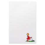Alien Mowing Lawn Customized Stationery