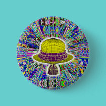 Alien Mushroom Spaceship Button buttons