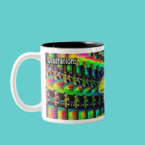 Alien Mushroom Visitation mugs