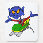 Alien no handed coaster mousepad
