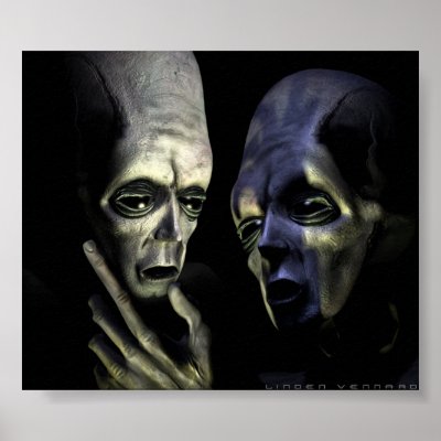 alien_OH! Poster by linden