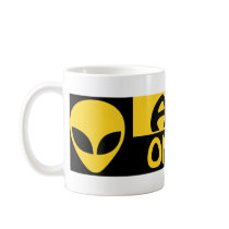 ALIEN ON BOARD COFFEE MUGS