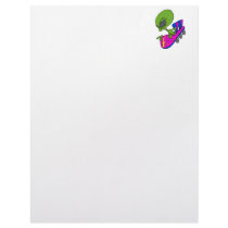 Alien on Coaster Custom Letterhead