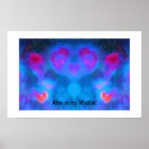 Alien on my Window ! ~ Poster / Print