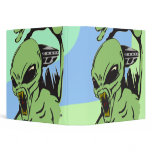 Alien On The Attack Binder
