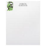Alien On The Attack Letterhead Template