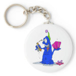 Alien opening presents key chains