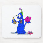 Alien opening presents mouse pad