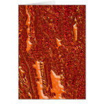 Alien Orange Greeting Card