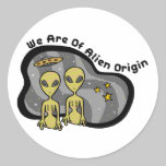 Alien Origin stickers