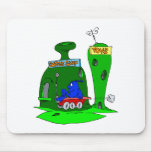 Alien out shopping on rover mouse pad
