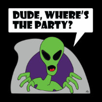 ALIEN party t-shirts by GRACEVISIONS ALIEN party t-shirts