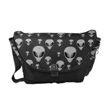 Alien Pattern Commuter Bag