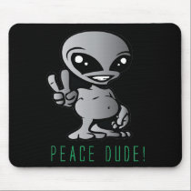 Alien-Peace mousepads