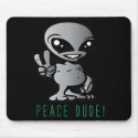 Alien-Peace mousepads by karabunda Alien-Peace mousepads