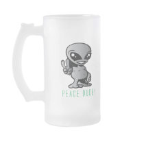 Alien-Peace Coffee Mugs