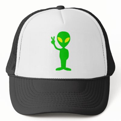 Alien Peace Sign