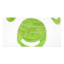 Alien Personalized Photo Card
