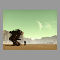 Alien planet posters
