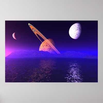 Alien Planetscape Poster by bryan_valencia