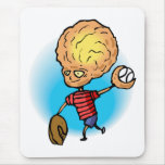 Alien Playing Baseball Mousepad