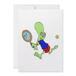 Alien playing tennis invite
