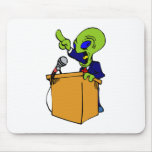 Alien Politician Mousepad