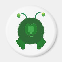 Alien Pom Pom Pal Magnet