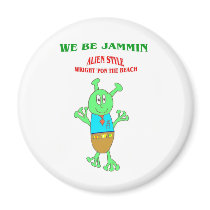 ALIEN PON THE ISLANDS magnets by OIBZJAH ALIEN PON THE ISLANDS magnets