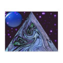Alien postcard