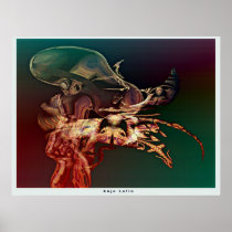 Alien print by Anjo Lafin