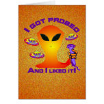 Alien Probe Greeting Card