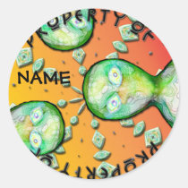 aLiEn PROPERTY STICKERS! stickers