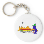 Alien pumping tire by hand keychain