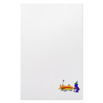 Alien pumping tire by hand custom stationery by alien_nation