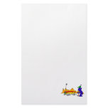 Alien pumping tire by hand custom stationery