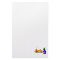 Alien pumping tire by hand custom stationery