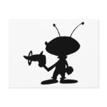 Alien Raygun Postcard
