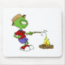 Alien roasting marshmallows mousepads