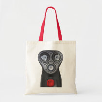 Alien Robot On A Canvas Crafts & Shopping Bag at Zazzle