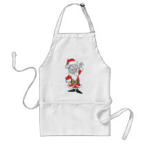 Alien Santa Aprons