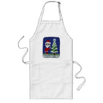 Alien Santa Apron
