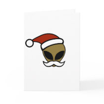 Alien Santa Card