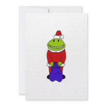 Alien Santa Personalized Invite
