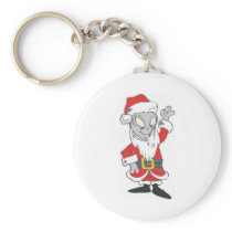 Alien Santa Key Chain