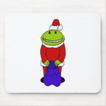 Alien Santa Mouse Pads